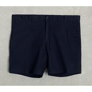 Michael Kors Men's 38W Slim Fit Shorts Flat Front Stretch Midnight Blue NEW